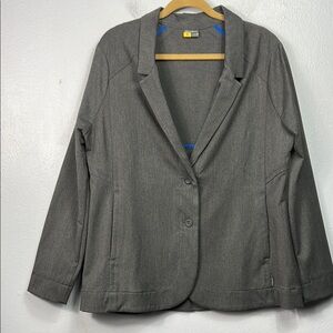 Eddie Bauer Gray Blazer Jacket 18